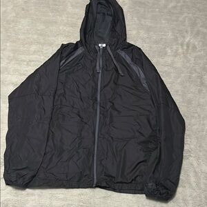Black Windbreaker Jacket